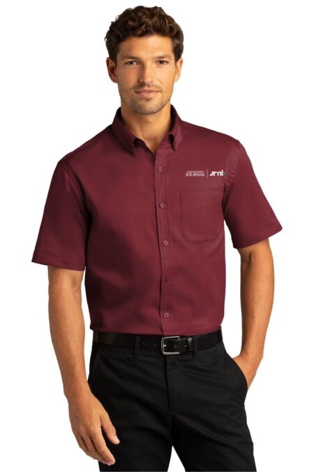 Port Authority® Short Sleeve SuperPro React™ Twill Shirt W809